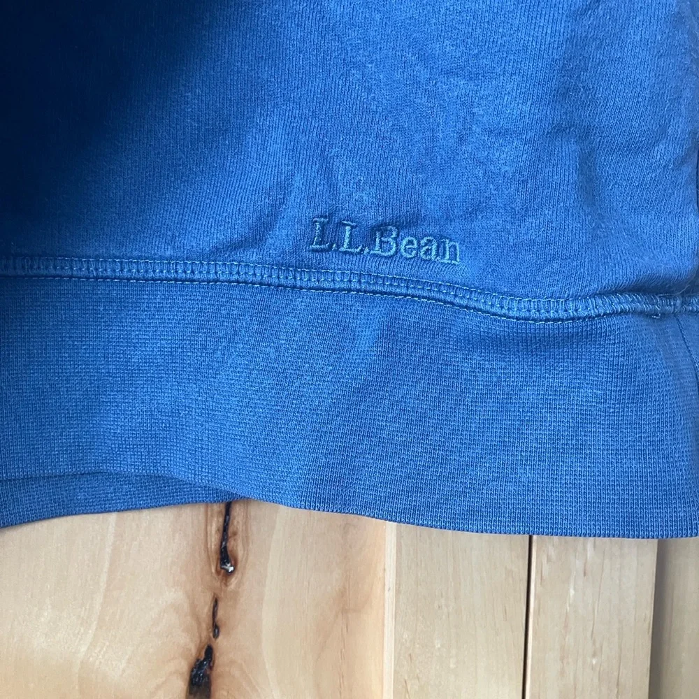 L.L. Bean Dusty Blue Traditional Fit Sweatshirt - Picture 5 of 5